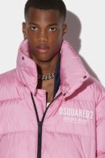 Dsquared2 Iconic PINK Ceresio 9 Puffer Jacket - Image 4