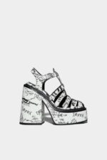 Dsquared2 Iconic Platform Heeled Sandals D2 FANTASY