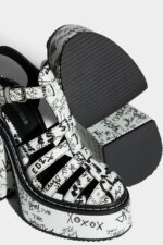 Dsquared2 Iconic Platform Heeled Sandals D2 FANTASY - Image 5