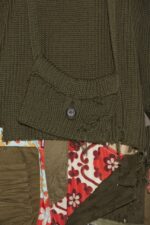 Dsquared2 Iconic Pocket Sweater BEIGE/BOTTLEGREEN - Image 3