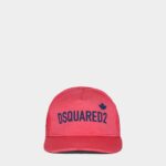 Dsquared2 Iconic POPPY RED/GREEN One Life Organic Cotton Baseball Cap D2