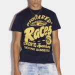 Dsquared2 Iconic Races Cigarette T-Shirt