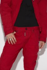 Dsquared2 Iconic RED D2 Tiger Sailor Jeans - Image 3