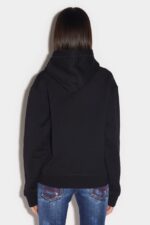Dsquared2 Iconic RED Dsq2 Bro Hoodie - Image 2