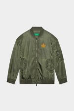 Dsquared2 Iconic RED One Life Recycled Nylon Oversized Bomber