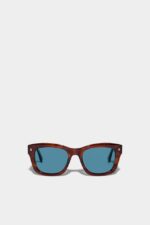 Dsquared2 Iconic Refined Brown Horn Sunglasses - Image 2