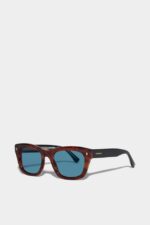 Dsquared2 Iconic Refined Brown Horn Sunglasses