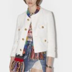 Dsquared2 Iconic Riviera Boxy Jacket BLACK