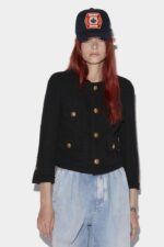 Dsquared2 Iconic Riviera Boxy Jacket OFF WHITE/BLACK - Image 4