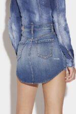 Dsquared2 Iconic Round Bottom Jean Dress - Image 5