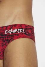 Dsquared2 Iconic Scribbles Swim Brief D2 FANTASY - Image 3