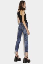 Dsquared2 Iconic Sex Garden Wash Jennifer Cropped Jeans - Image 2