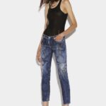 Dsquared2 Iconic Sex Garden Wash Jennifer Cropped Jeans