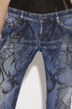 Dsquared2 Iconic Sex Garden Wash Jennifer Cropped Jeans - Image 3