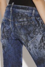 Dsquared2 Iconic Sex Garden Wash Jennifer Cropped Jeans - Image 4