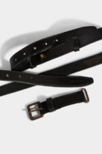 Dsquared2 Iconic Simple Man Belt BLACK - Image 4