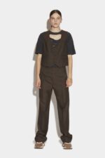 Dsquared2 Iconic Slouchy Trousers BROWN/GREY - Image 3