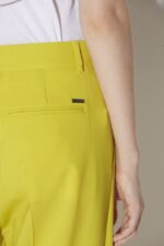 Dsquared2 Iconic Slouchy Trousers GOLDEN LIME/SALMON - Image 4