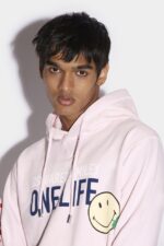 Dsquared2 Iconic Smiley Organic Cotton Cool Fit Sweatshirt D2 PINK - Image 4
