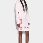 Dsquared2 Iconic Smiley Organic Cotton Long Skirt