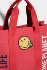 Dsquared2 Iconic Smiley Organic Cotton Shopping Bag - Image 4