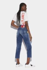 Dsquared2 Iconic Smiley Partially Organic Cotton Boston Jeans