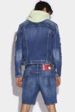 Dsquared2 Iconic Smiley Partially Organic Cotton Marine Shorts - Image 2