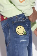 Dsquared2 Iconic Smiley Partially Organic Cotton Marine Shorts - Image 4