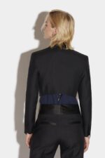 Dsquared2 Iconic Spencer Crop Jacket - Image 2
