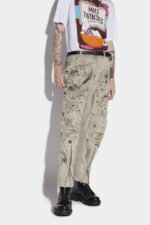 Dsquared2 Iconic Splatter Cargo Trousers - Image 4