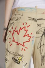 Dsquared2 Iconic Street Art Chinos - Image 4