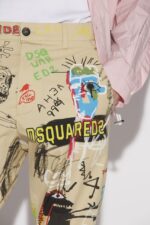 Dsquared2 Iconic Street Art Hockney Trousers - Image 3