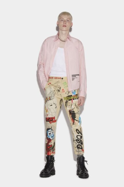 Dsquared2 Iconic Street Art Hockney Trousers