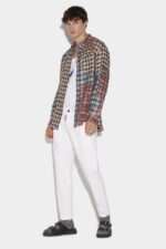 Dsquared2 Iconic Super Light New Dan Trousers WHITE