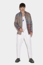 Dsquared2 Iconic Super Light New Dan Trousers WHITE - Image 3