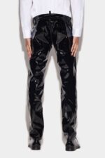 Dsquared2 Iconic Super Low Vinyl Trousers - Image 2
