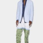 Dsquared2 Iconic Super Relax Blazer WHITE/LIGHT BLUE