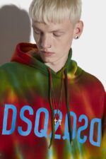 Dsquared2 Iconic Tie-Dye Reverse Dsq2 Hoodie - Image 3