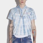 Dsquared2 Iconic Tie Dye Waves Polo