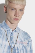 Dsquared2 Iconic Tie Dye Waves Polo - Image 3
