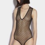 Dsquared2 Iconic Tulle D2 Bodysuit