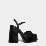 Dsquared2 Iconic Twist Heeled Sandals WHITE/BLACK