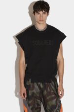 Dsquared2 Iconic Uneven Short Sleeve Sweatshirt