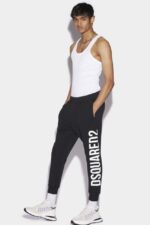Dsquared2 Iconic Vertical Logo Jogger Pants