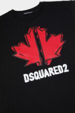 Dsquared2 Iconic WHITE/BLACK DS2 Kids Sport Edtn.05 T-Shirt - Image 3