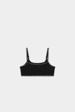 Dsquared2 Iconic WHITE/BLACK DS2 Kids Sports Bra - Image 2