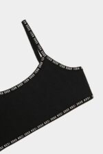 Dsquared2 Iconic WHITE/BLACK DS2 Kids Sports Bra - Image 3