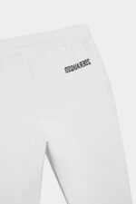 Dsquared2 Iconic WHITE/BLACK DS2 Kids Sweatpants - Image 4