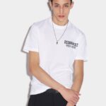Dsquared2 Iconic WHITE/BLACK Mini Logo Ceresio 9 T-Shirt D2