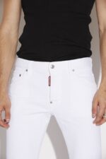 Dsquared2 Iconic White Bull Skater Denim Jeans - Image 3
